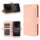 For Sony Xperia Ace II SO-41B Skin Feel Calf Pattern Horizontal Flip Leather Case with Holder & Card Slots & Photo Frame(Pink) - 1