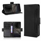 For Sony Xperia Ace II SO-41B Skin Feel Calf Pattern Horizontal Flip Leather Case with Holder & Card Slots & Photo Frame(Black) - 1