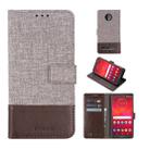 For Motorola Moto Z3 Play MUXMA MX102 Horizontal Flip Canvas Leather Case with Stand & Card Slot & Wallet Function(Brown) - 1