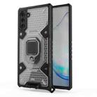For Samsung Galaxy Note10 Space PC+TPU Ring Holder Protective Case(Silver) - 1
