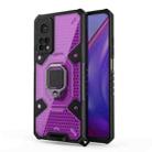 For Xiaomi Mi 10T Pro Space PC+TPU Ring Holder Protective Case(Purple) - 1