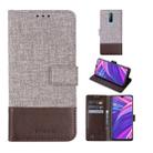 For OPPO R17 Pro MUXMA MX102 Horizontal Flip Canvas Leather Case with Stand & Card Slot & Wallet Function(Brown) - 1