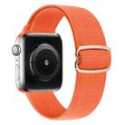 8-shaped Buckle Nylon Watch Band For Apple Watch Series 8&7 41mm / SE 2&6&SE&5&4 40mm / 3&2&1 38mm(Bright Orange) - 1