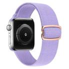 8-shaped Buckle Nylon Watch Band For Apple Watch Ultra 49mm / Series 8&7 45mm / SE 2&6&SE&5&4 44mm / 3&2&1 42mm(Light Purple) - 1