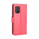 For Asus Zenfone 8 ZS590KS Crazy Horse Texture Horizontal Flip Leather Case with Holder & Card Slots & Lanyard(Red) - 3