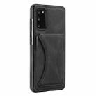 For Samsung Galaxy S20 Ultra-thin Shockproof Protective Case with Holder & Metal Magnetic Function(Black) - 2