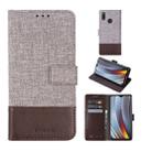 For OPPO Realme 3 Pro MUXMA MX102 Horizontal Flip Canvas Leather Case with Stand & Card Slot & Wallet Function(Brown) - 1