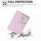 For iPad Pro 11 2022 / 2021 / 2020 / 2018 Dual-folding Coloured Drawing Voltage Horizontal Flip PU Leather Tablet Case with Holder & Sleep / Wake-up Function(Butterfly Cat) - 6