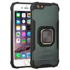 Fierce Warrior Series Armor All-inclusive Shockproof Aluminum Alloy + TPU Protective Case with Ring Holder For iPhone 6 / 6s(Green) - 1