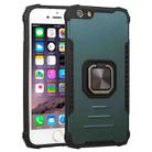 Fierce Warrior Series Armor All-inclusive Shockproof Aluminum Alloy + TPU Protective Case with Ring Holder For iPhone 6 Plus / 6s Plus(Green) - 1