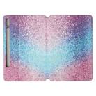 For Samsung Galaxy Tab S8 / Galaxy Tab S7 SM-T870/T875 Dual-folding Coloured Drawing Voltage Horizontal Flip PU Leather Case with Holder & Sleep / Wake-up Function(Rainbow Sand) - 1