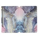 For Samsung Galaxy Tab S8 / Galaxy Tab S7 SM-T870/T875 Dual-folding Coloured Drawing Voltage Horizontal Flip PU Leather Case with Holder & Sleep / Wake-up Function(Phnom Penh Marble) - 1
