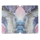 For Huawei Mate Pad 10.4 Dual-folding Coloured Drawing Voltage Horizontal Flip PU Leather Case with Holder & Sleep / Wake-up Function(Phnom Penh Marble) - 1