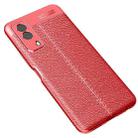 For vivo Y53s Litchi Texture TPU Shockproof Case(Red) - 2