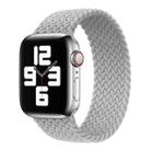 Metal Head Braided Nylon Solid Color Watch Band For Apple Watch Series 8&7 41mm / SE 2&6&SE&5&4 40mm / 3&2&1 38mm, Size:S 135mm(Pearl White) - 1