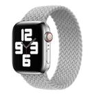 Metal Head Braided Nylon Solid Color Watch Band For Apple Watch Ultra 49mm / Series 8&7 45mm / SE 2&6&SE&5&4 44mm / 3&2&1 42mm, Size:S 145mm(Pearl White) - 1