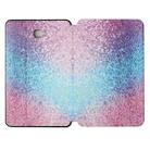 For Samsung Galaxy Tab A 10.1 T580N/T585C Dual-folding Coloured Drawing Voltage Horizontal Flip PU Leather Case with Holder(Rainbow Sand) - 1