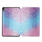 For Samsung Galaxy Tab A 10.1 2019 T515/T510 Dual-folding Coloured Drawing Voltage Horizontal Flip PU Leather Case with Holder(Pink Gilt Marble) - 1