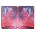 For Huawei MediaPad T3 9.6 / Honor Play 2 Dual-folding Coloured Drawing Voltage Horizontal Flip PU Leather Case with Holder(Starry Sky) - 1