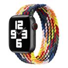 Rainbow Braided Single Loop Watch Band, Size: M 150mm For Apple Watch Ultra 49mm / Series 8&7 45mm / SE 2&6&SE&5&4 44mm / 3&2&1 42mm(Seven Colors) - 1