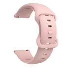 20mm For Samsung Galaxy Watch Active 3 41mm Butterfly Buckle Silicone Watch Band(Pink) - 1