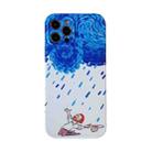 For iPhone 11 Pro Illustration IMD TPU Protective Case (Rainning) - 1