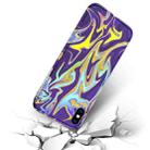 For iPhone X / XS Laser Glitter Watercolor Pattern Shockproof Protective Case(FD3) - 4