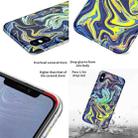 For iPhone X / XS Laser Glitter Watercolor Pattern Shockproof Protective Case(FD3) - 6