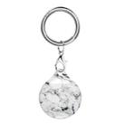 TPU Marble Pattern Shockproof Protective Cover Case with Keychain Hook Loop For Airtag(Y14) - 1