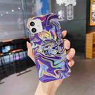 For iPhone 11 Laser Glitter Watercolor Pattern Shockproof Protective Case (FD4) - 1