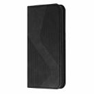For Samsung Galaxy S20 Ultra Skin Feel Magnetic S-type Solid Color Horizontal Flip Leather Case with Holder & Card Slot & Wallet(Black) - 2