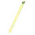 For Samsung Galaxy Tab S6 Lite P610 / P615 Fruit and Vegetable Shape Stylus Silicone Protective Case(Small Pineapple) - 1