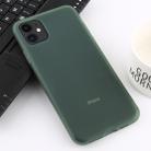 For iPhone 11 Shockproof Liquid Latex Soft Protective Case(Dark Green) - 1