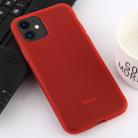 For iPhone 11 Shockproof Liquid Latex Soft Protective Case(Red) - 1