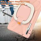 For Samsung Galaxy Tab S8+ / Tab S8 Plus /  Tab S7 FE / Tab S7+ T970/T975 Silicone + PC Protective Case with Holder & Shoulder Strap(Rose Gold) - 5