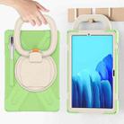 For Samsung Galaxy Tab S8+ / Tab S8 Plus /  Tab S7 FE / Tab S7+ T970/T975 Silicone + PC Protective Case with Holder & Shoulder Strap(Matcha Green) - 7