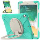 For iPad Pro 10.5 2017 / Air 10.5 2019 Silicone + PC Protective Case with Holder & Shoulder Strap(Mint Green) - 1