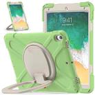 For iPad Pro 10.5 2017 / Air 10.5 2019 Silicone + PC Protective Case with Holder & Shoulder Strap(Matcha Green) - 1