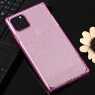 For iPhone 11 Pro Glitter Powder TPU Protective Case(Pink) - 1