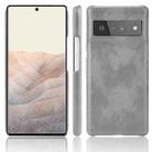 For Google Pixel 6 Pro Shockproof Litchi Texture PC + PU Case(Grey) - 1