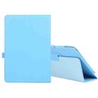 For Amazon Fire HD 10 2021 Litchi Texture Solid Color Horizontal Flip Leather Case with Holder & Pen Slot(Sky Blue) - 1