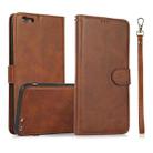 Calf Texture 2 in 1 Detachable Magnetic Back Cover Horizontal Flip Leather Case with Holder & Card Slots & Wallet & Photo Frame For iPhone 6s / 6(Brown) - 1