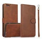 Calf Texture 2 in 1 Detachable Magnetic Back Cover Horizontal Flip Leather Case with Holder & Card Slots & Wallet & Photo Frame For iPhone 6s Plus / 6 Plus(Brown) - 1