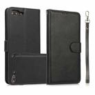 Calf Texture 2 in 1 Detachable Magnetic Back Cover Horizontal Flip Leather Case with Holder & Card Slots & Wallet & Photo Frame For iPhone 8 Plus / 7 Plus(Black) - 1