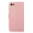 For iPhone SE 2022 / SE 2020 / 8 / 7 Calf Texture 2 in 1 Detachable Magnetic Back Cover Horizontal Flip Leather Case with Holder & Card Slots & Wallet & Photo Frame(Rose Gold) - 3