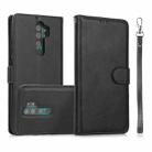 For Xiaomi Redmi Note 8 Pro Calf Texture 2 in 1 Detachable Magnetic Back Cover Horizontal Flip Leather Case with Holder & Card Slots & Wallet & Photo Frame(Black) - 1