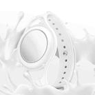 Mutural Silicone Protective Case Watchband for AirTag(White) - 2