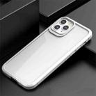 For iPhone 11 Pro iPAKY MG Series Carbon Fiber Texture Shockproof TPU+ Transparent PC Case (White) - 1