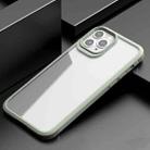 For iPhone 11 Pro iPAKY MG Series Carbon Fiber Texture Shockproof TPU+ Transparent PC Case (Green) - 1