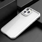 For iPhone 12 Pro Max iPAKY MG Series Carbon Fiber Texture Shockproof TPU+ Transparent PC Case(White) - 1